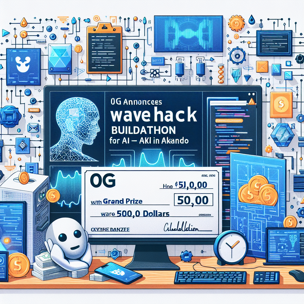 0G lanza WaveHack Buildathon para IA en AKINDO con 50.000 dólares