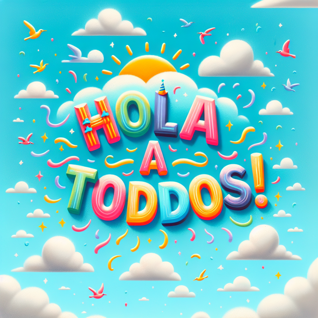 ¡Hola a todos!