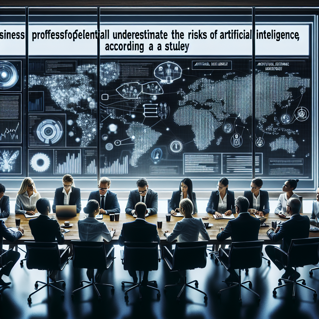 Los profesionales de negocios subestiman los riesgos de la inteligencia artificial, según estudio.
