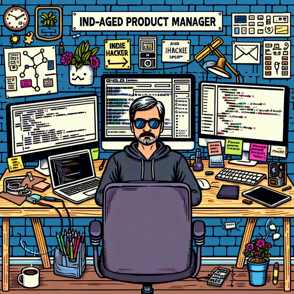 Mi configuración de codificación con onda indie-hacking que utilizo como gerente de producto de mediana edad