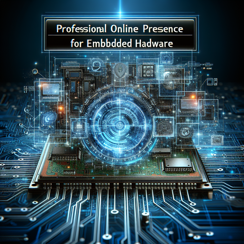 Presencia profesional en línea para hardware embebido