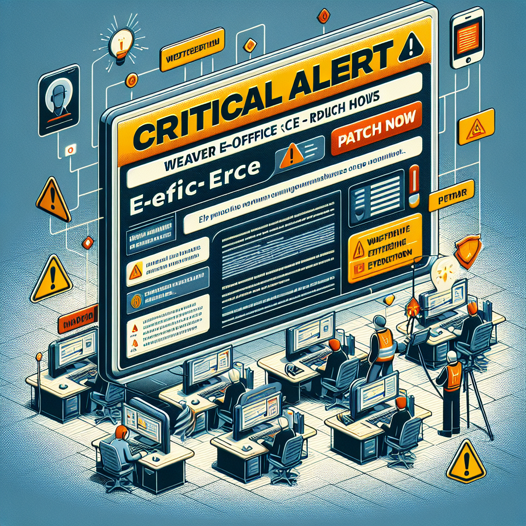 Alerta crítica: Weaver e-Office RCE — Parche ya