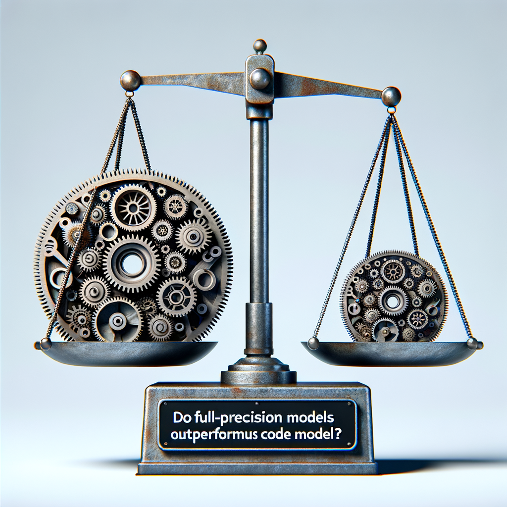¿Modelos de precisión completa más pequeños superan a modelos de código cuantificado?