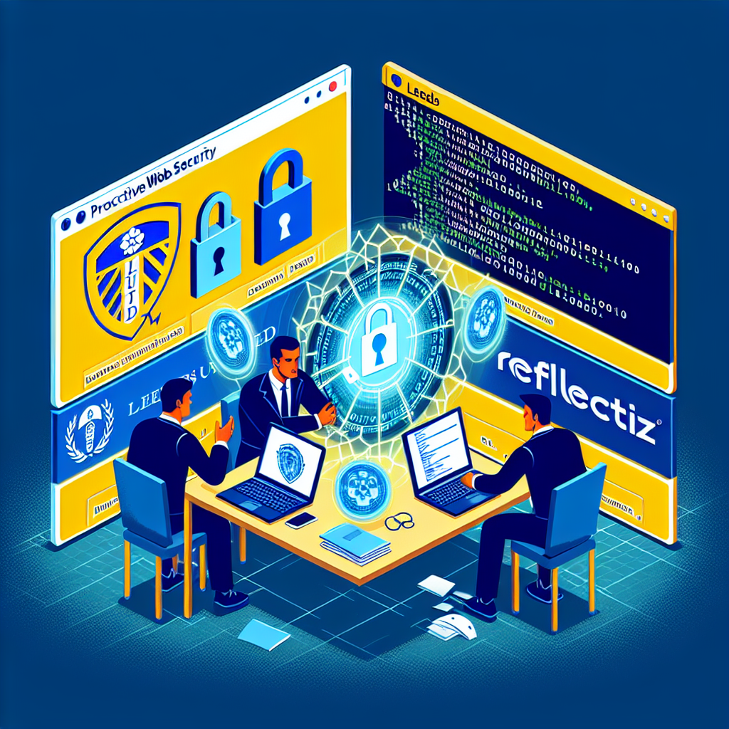 Seguridad web proactiva: Leeds United y Reflectiz se unen para compartir conocimientos tras ciberataque.