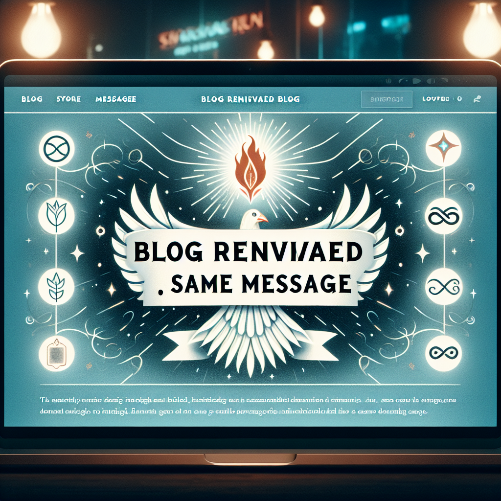 Blog Renovado, Mismo Mensaje