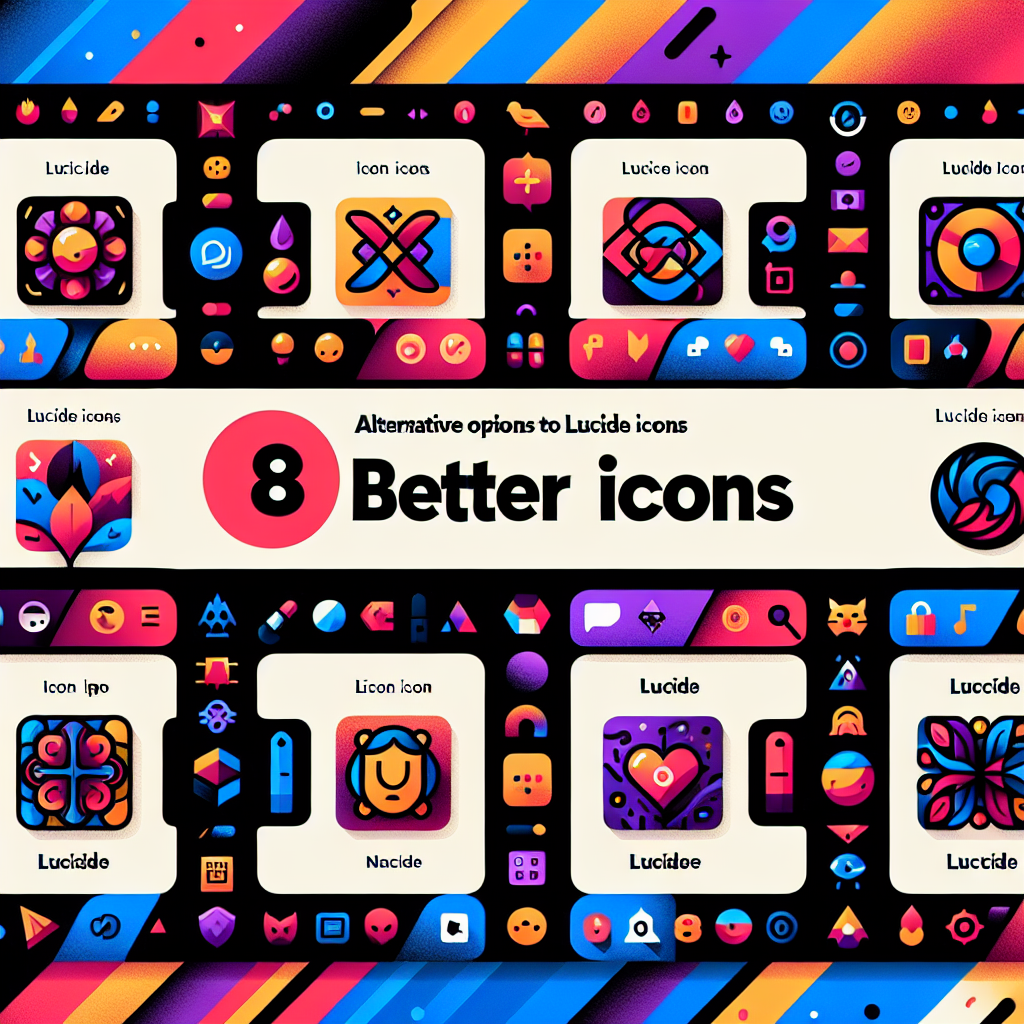 8 Alternativas a Lucide Icons con Mejores Iconos