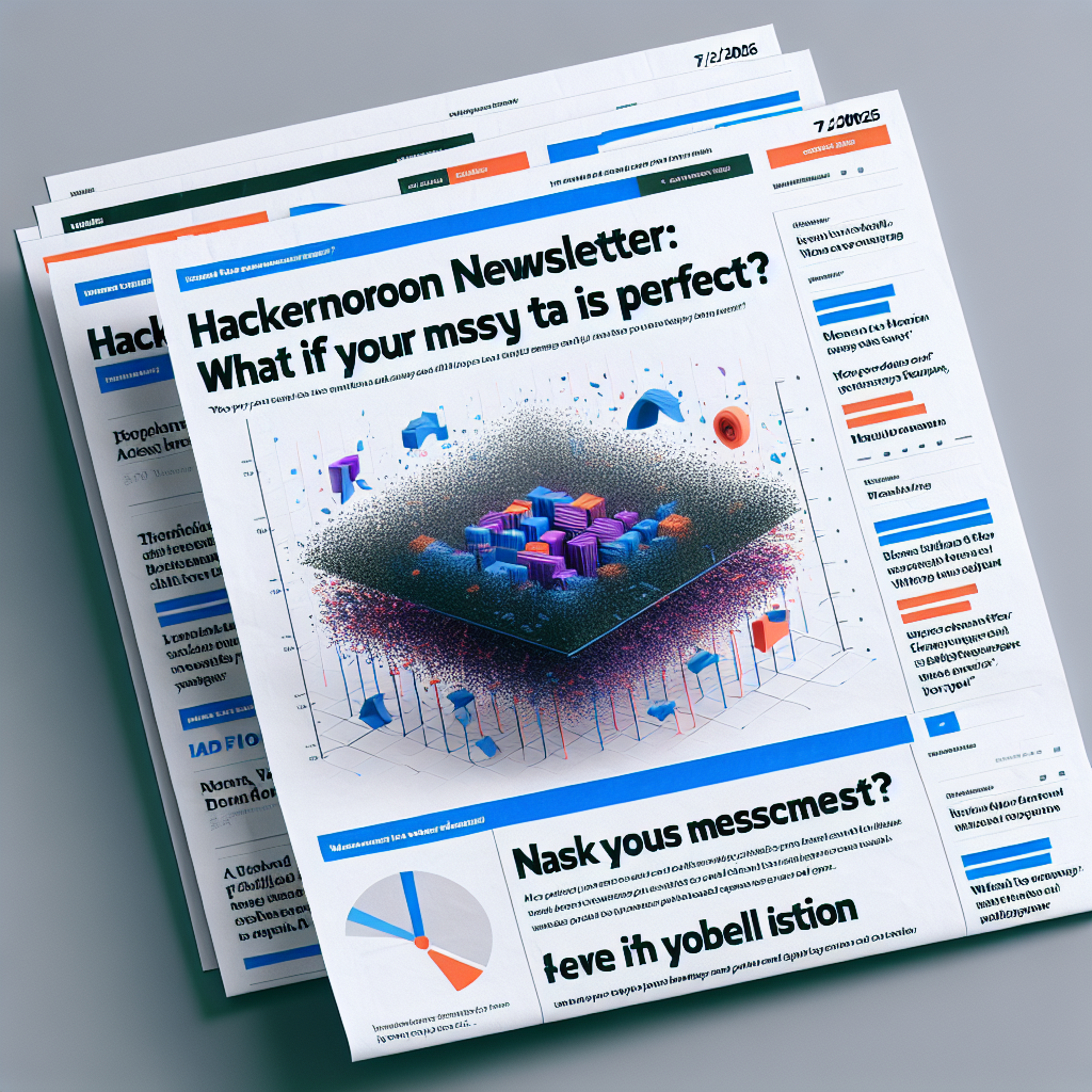 La Newsletter del HackerNoon: ¿Y si tus datos desordenados son perfectos? (7/2/2025)