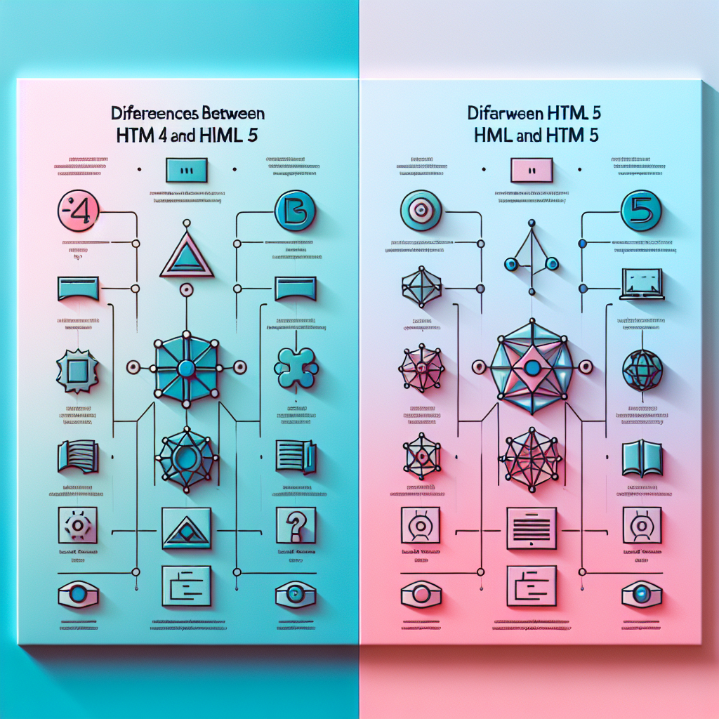 Diferencias entre HTML 4 y HTML 5