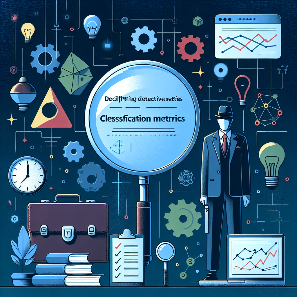 Descifrando el Trabajo Detective: Métricas de Clasificación