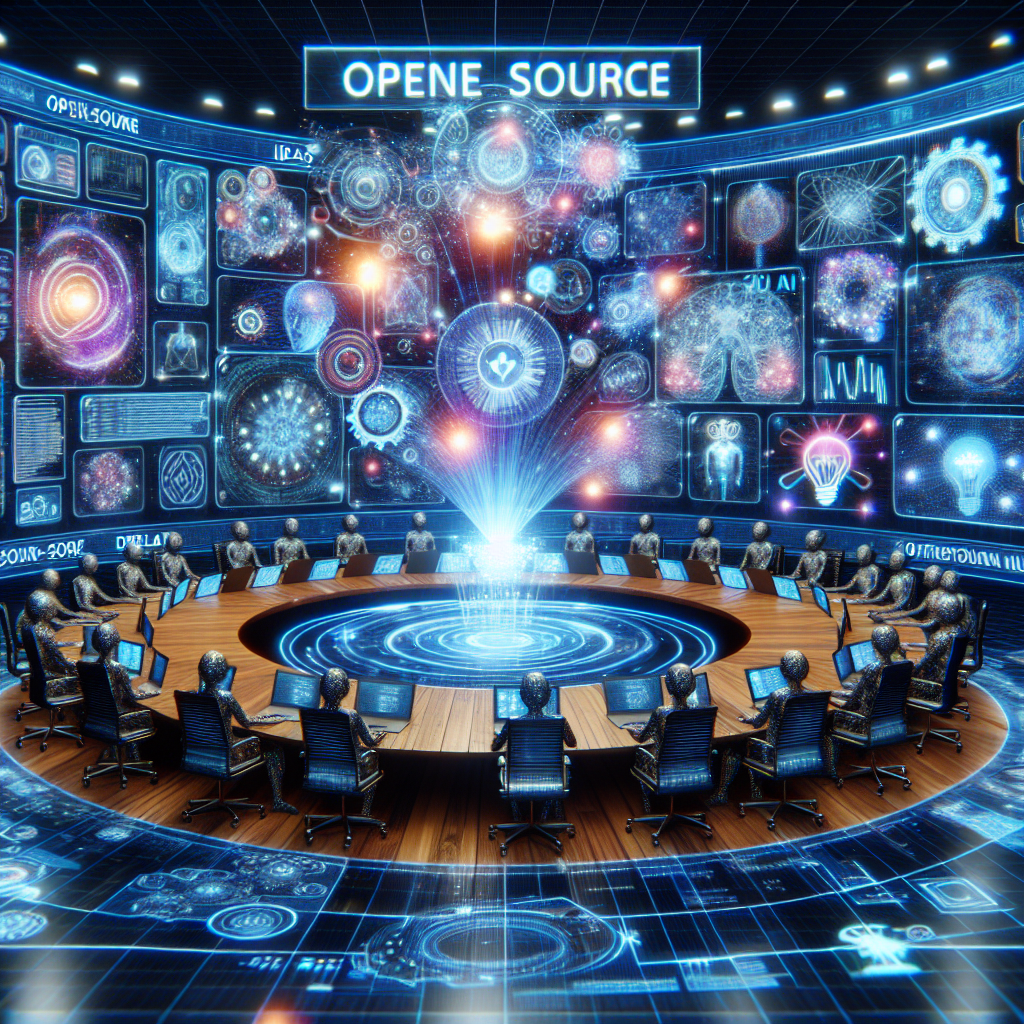 El debate sobre la inteligencia artificial de código abierto generado por LLMs de Meta.