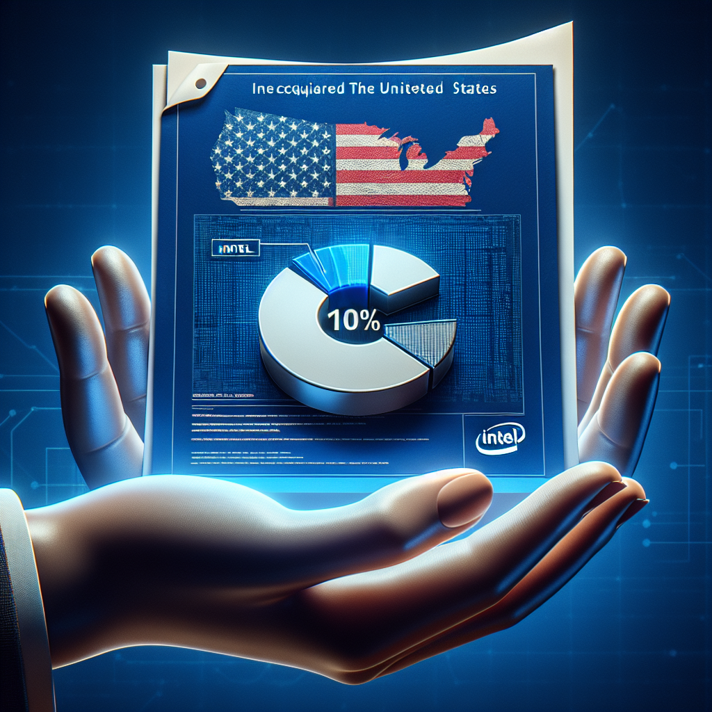 EE. UU. tomará el 10% de participación en Intel