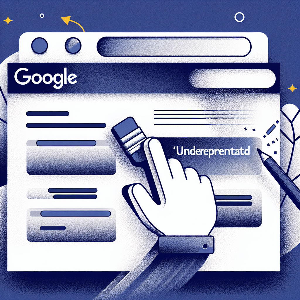  Google elimina el término subrepresentado de su sitio de subvenciones