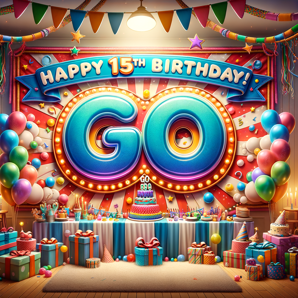Feliz Cumpleaños 15 Go!