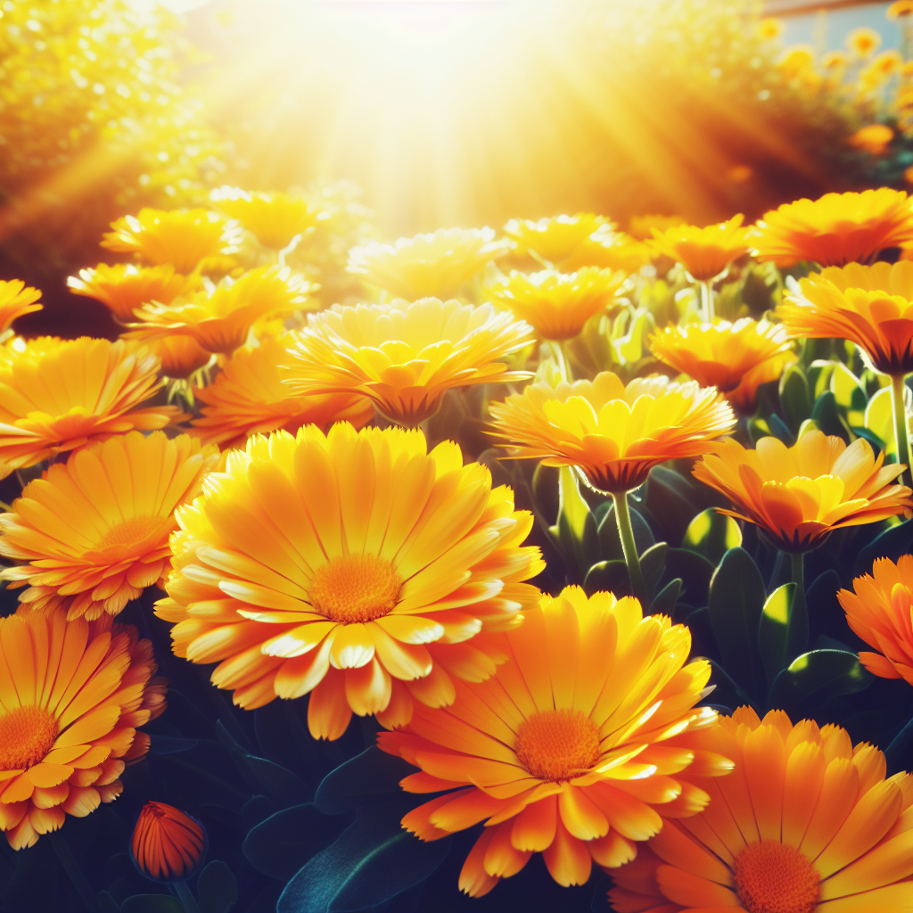Flores de color amarillo