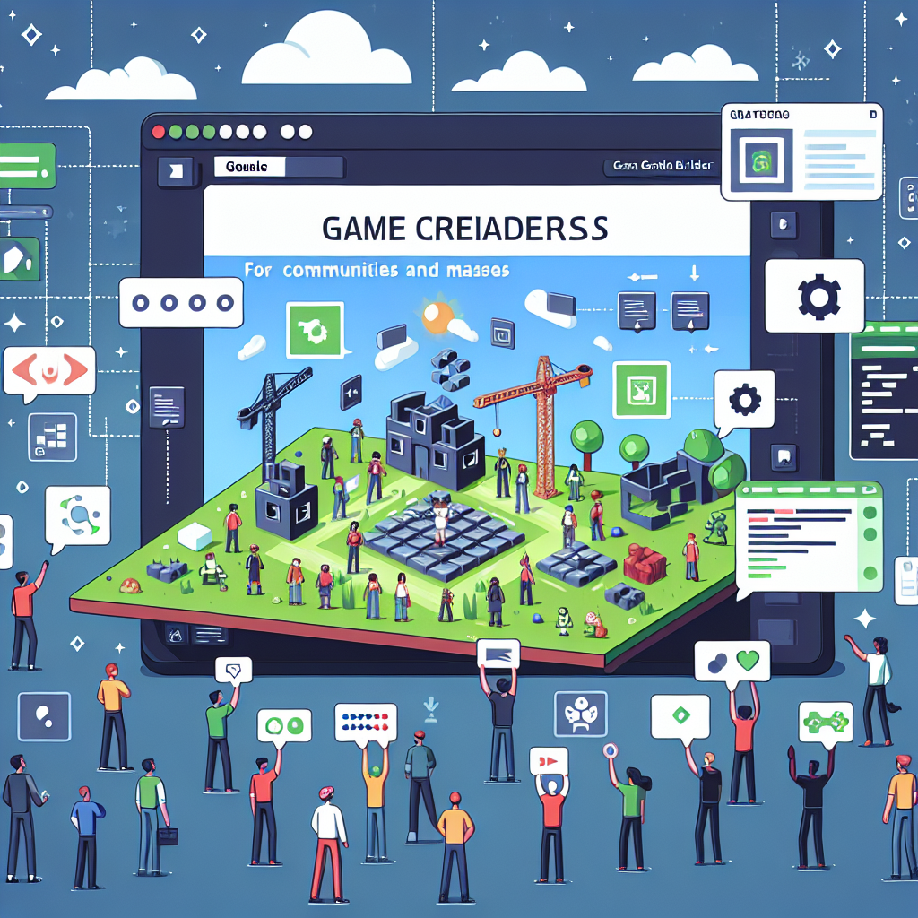 Plataforma de Creación de Juegos GOMBLE BUILDERS: Para Comunidades y Masas