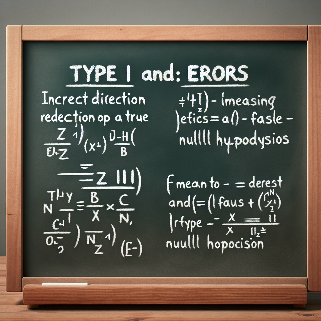 Tipo I y II: Errores