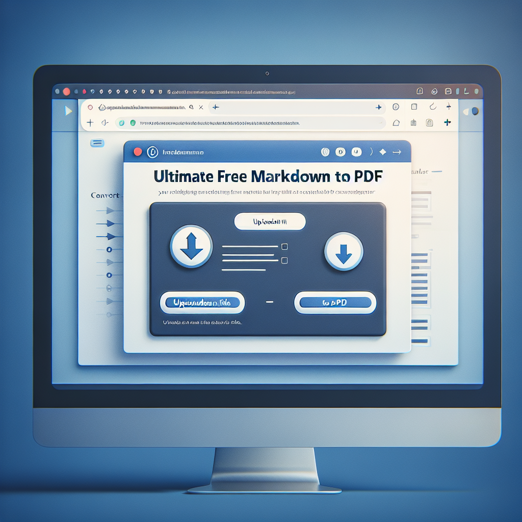 Convertidor Markdown a PDF Gratuito Definitivo