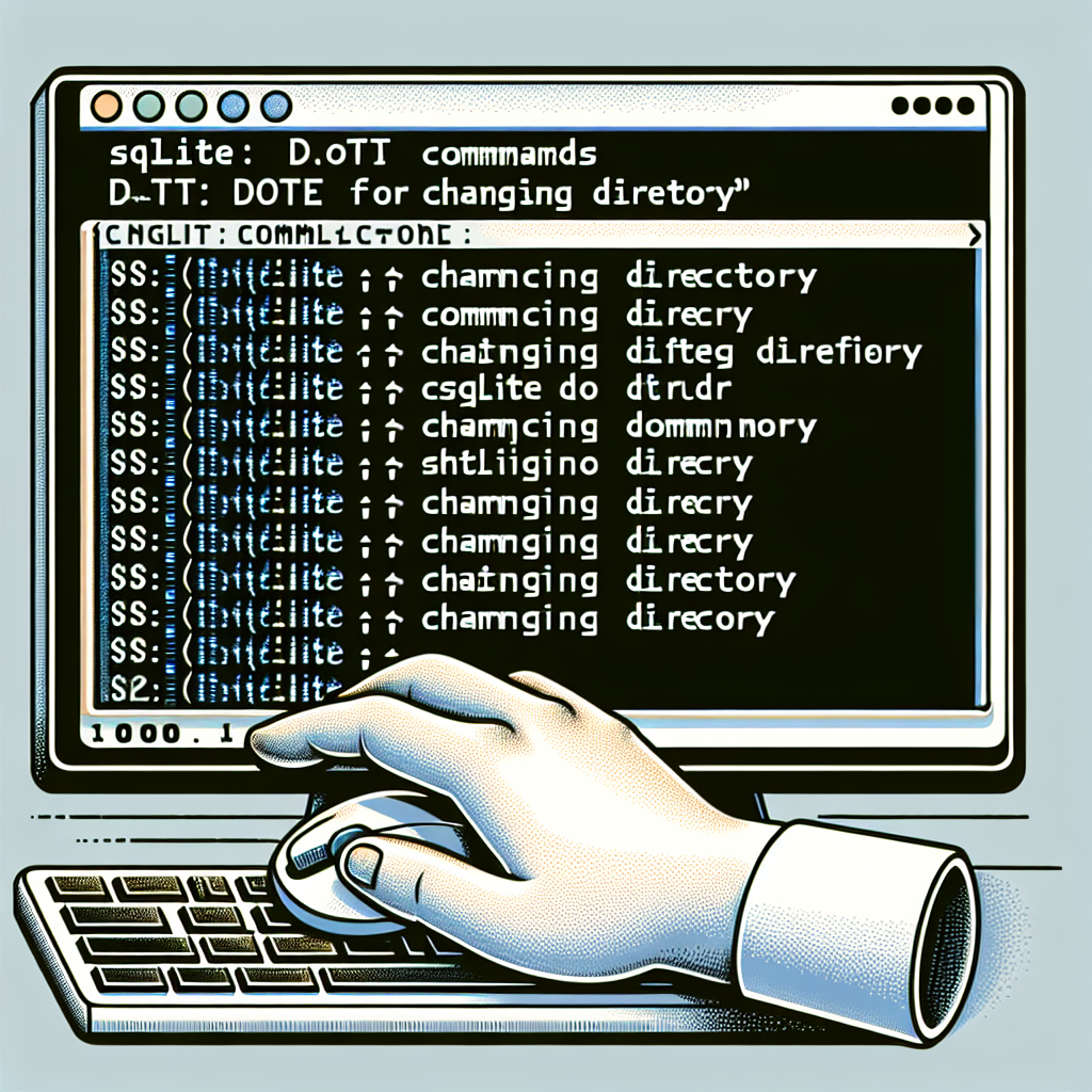 SQLite: comandos de punto para cambiar directorio