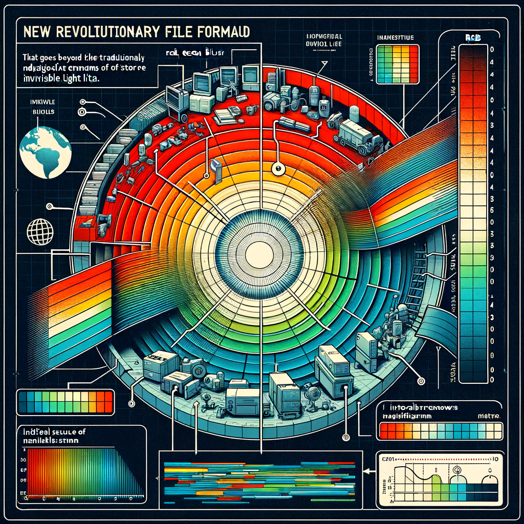 Más allá de RGB: Nuevo formato de archivo de imagen almacena eficientemente datos de luz invisible.