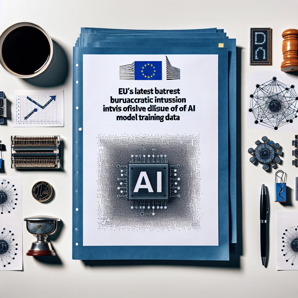 La última intromisión burocrática de la UE en IA: Obligación de plantillas para la divulgación de datos de entrenamiento de modelos de IA.