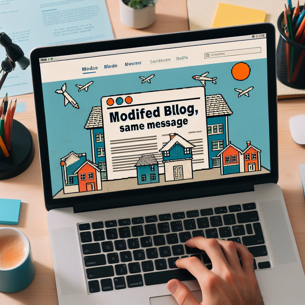 Blog Modificado, Mismo Mensaje