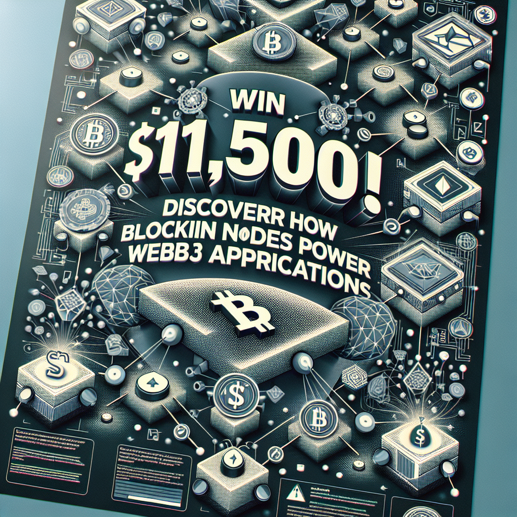 ¡Gana $1,500! Descubre cómo los nodos de blockchain alimentan las aplicaciones Web3.