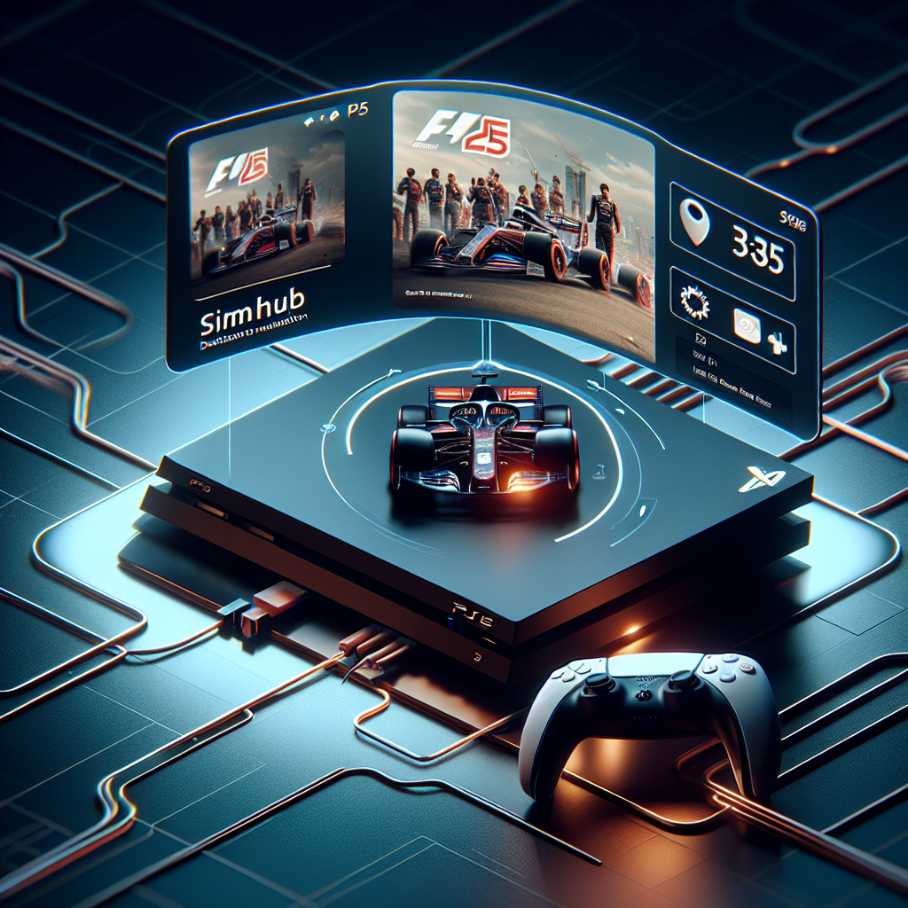 Configurando SimHub con F1 25 en PS5
