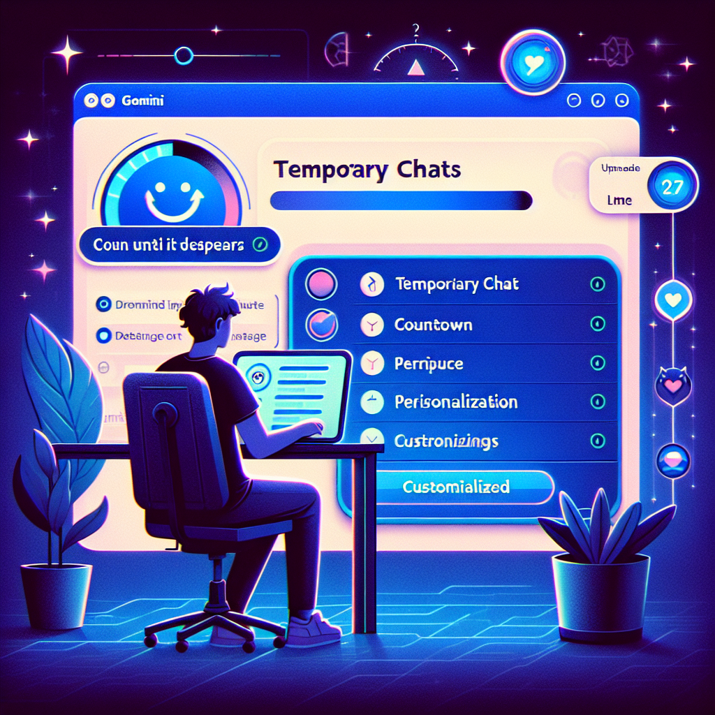 Gemini añade chats temporales y mejoras de personalización en la última actualización