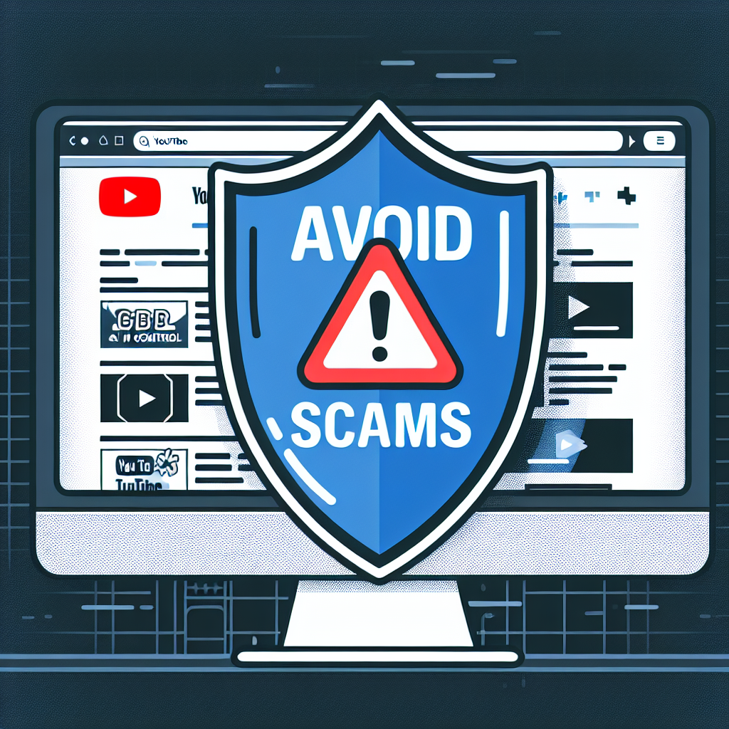 Control de anuncios de YouTube para evitar estafas.