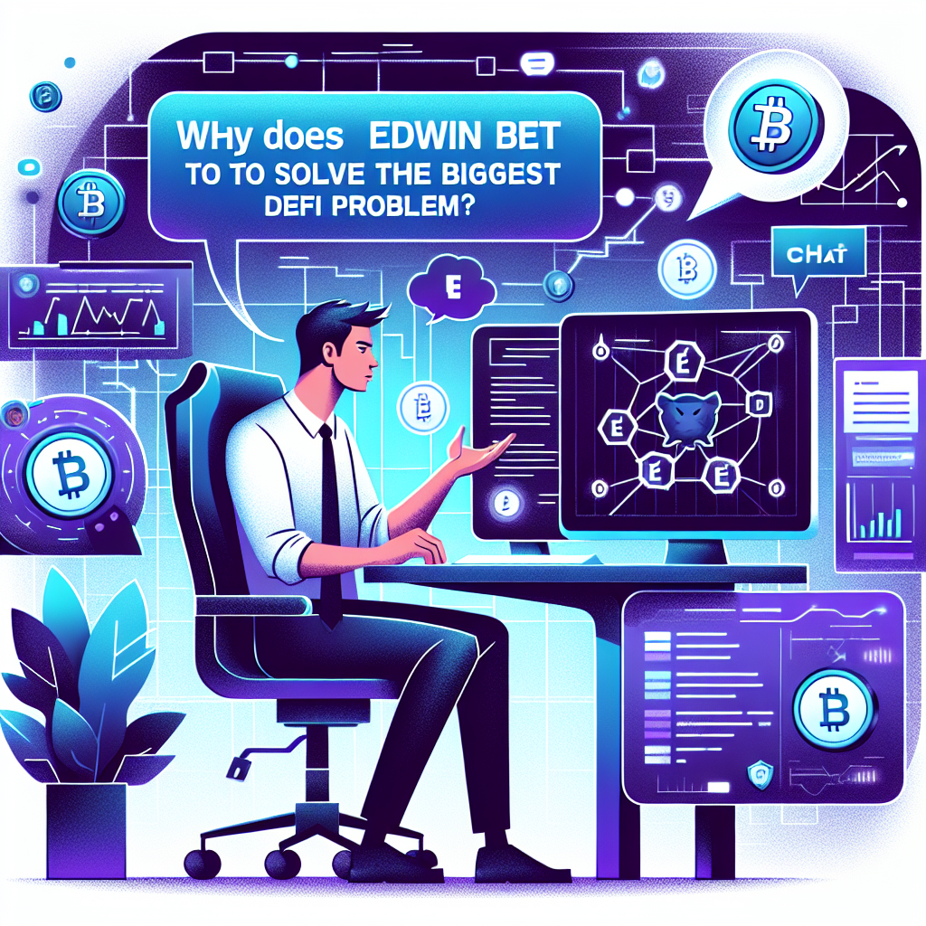 ¿Por qué apuesta Edwin en Chat para Resolver el Mayor Problema de DeFi?