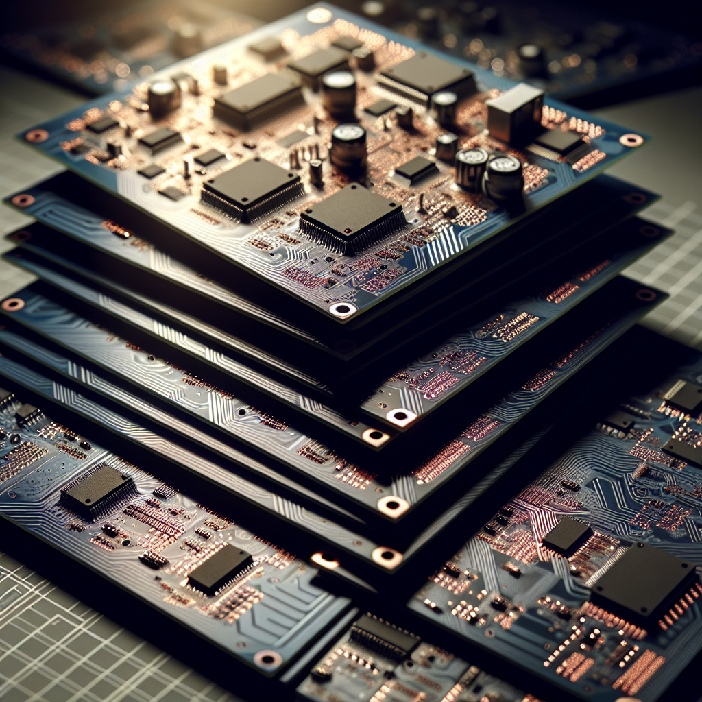 Apilamiento de PCB de 4 Capas