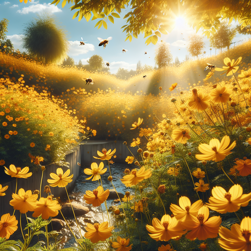 Las flores amarillas