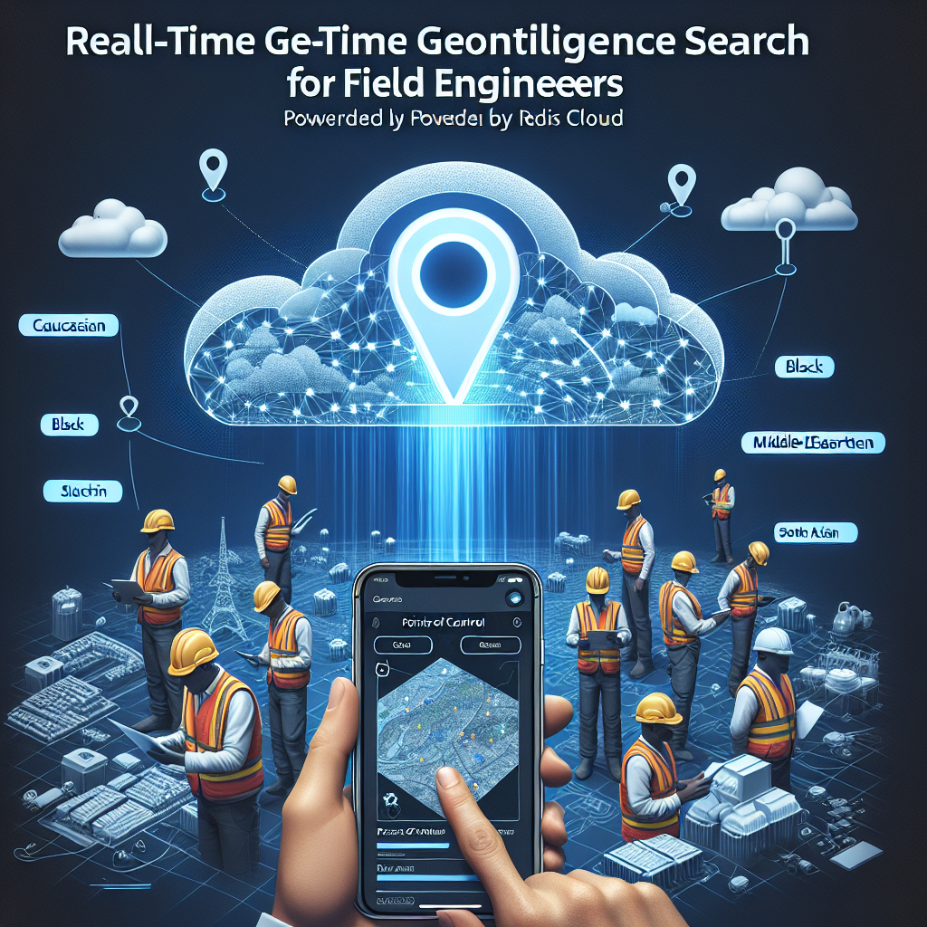 Buscador de Puntos de Control – Geointeligencia en Tiempo Real para Ingenieros de Campo, Impulsado por Redis Cloud