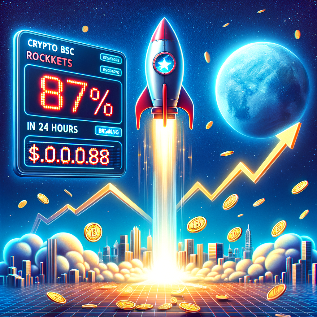 ¡Cripto BSC dispara 87% en 24 horas, rompiendo los $0.0078!
