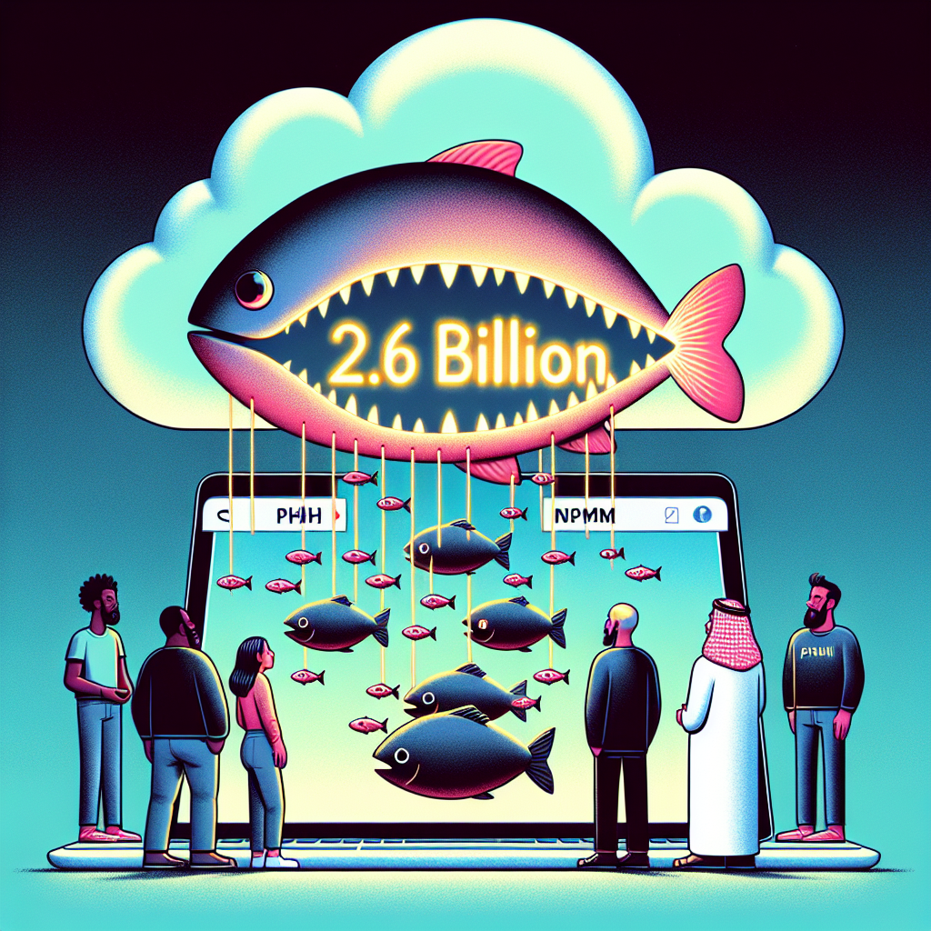 Phishing: 2.6 mil millones de descargas de NPM y por qué importa a los desarrolladores