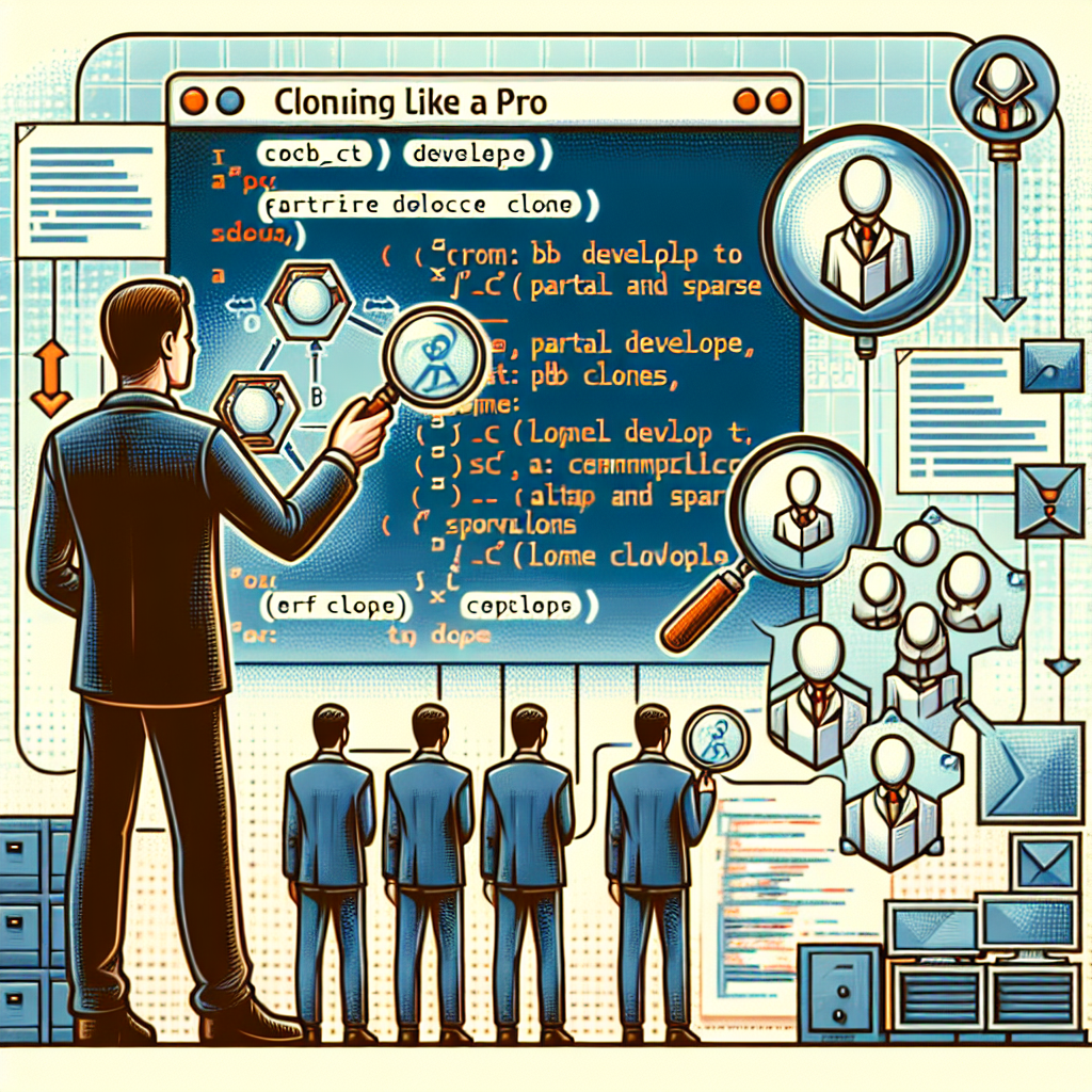 Clonar como un Pro: De -b develop a clones parciales y dispersos
