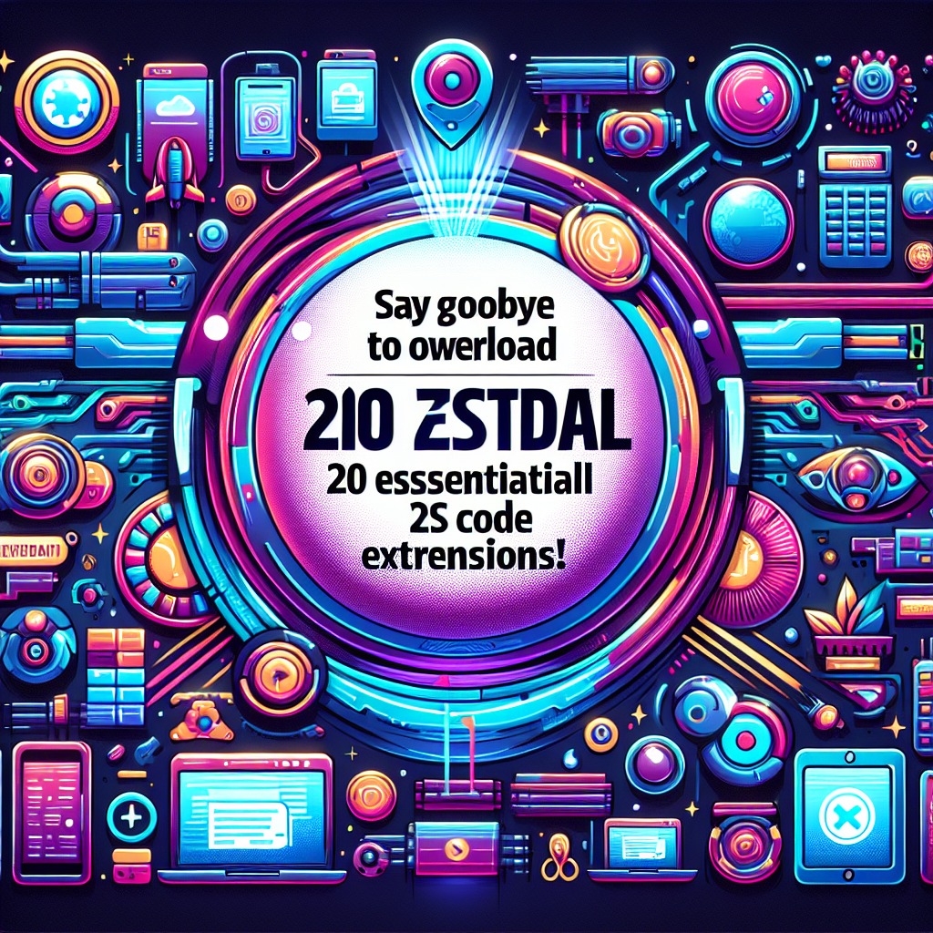 ¡Despídete del exceso y añade estas 20 extensiones esenciales de VS Code en 2025!
