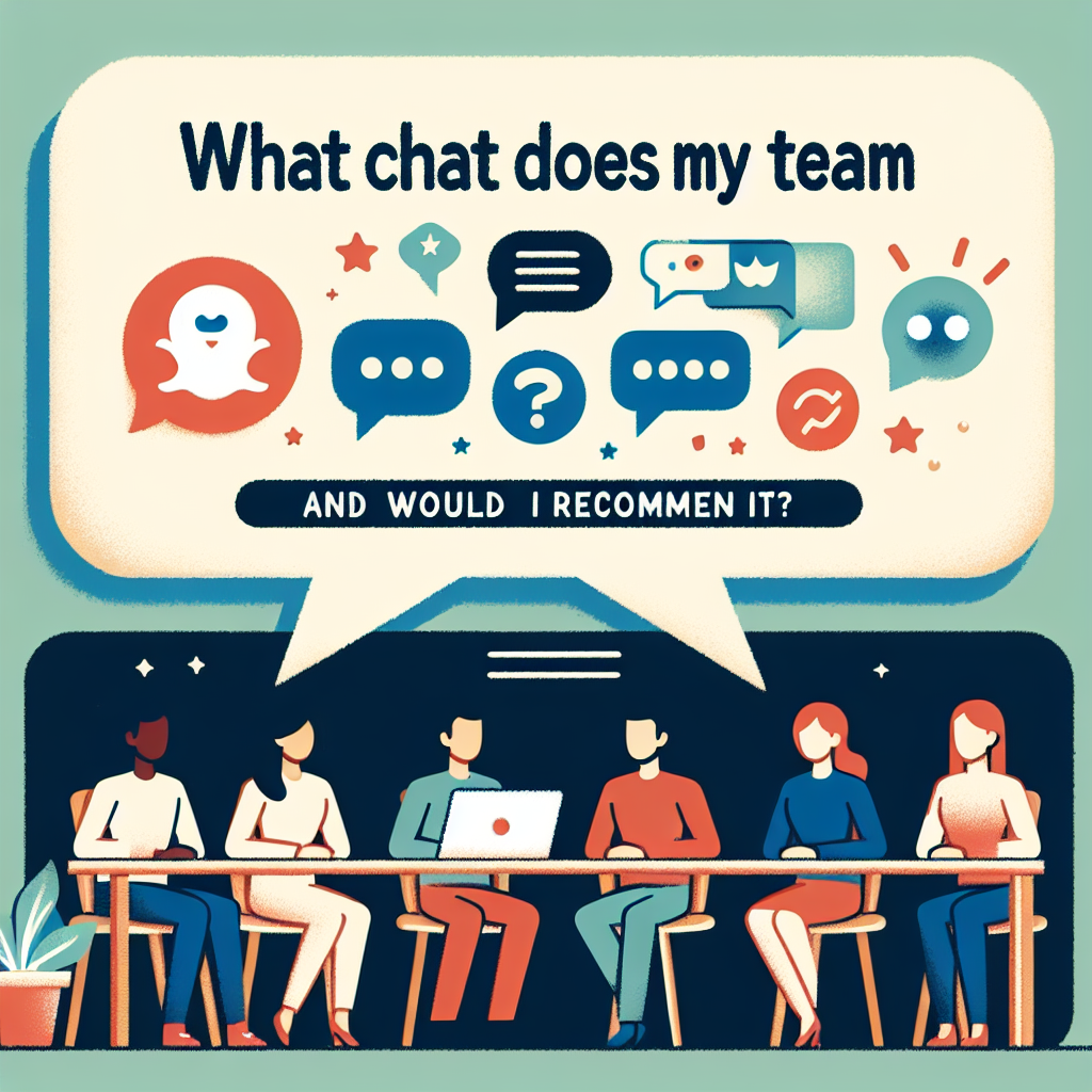 Qué chat usa mi equipo y lo recomendaría