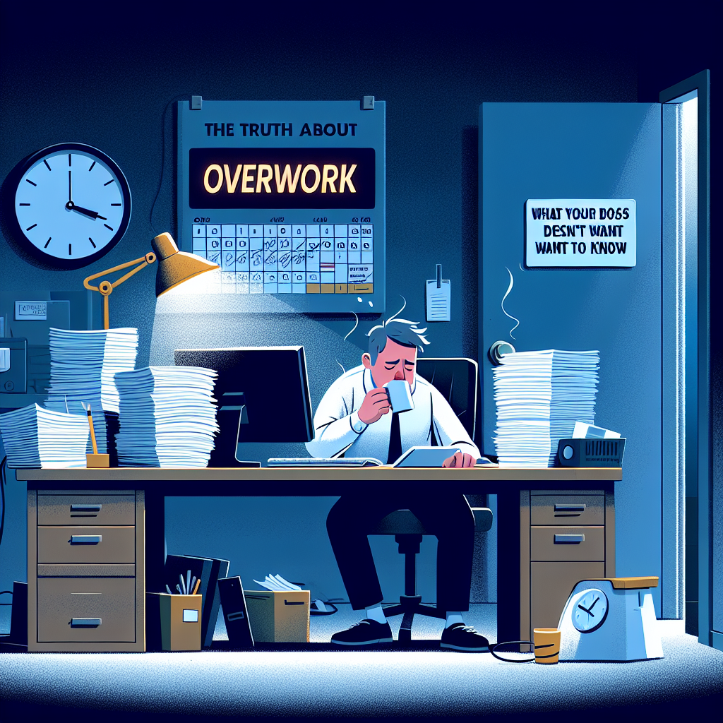 La verdad sobre el exceso de trabajo y lo que tu jefe no quiere que sepas