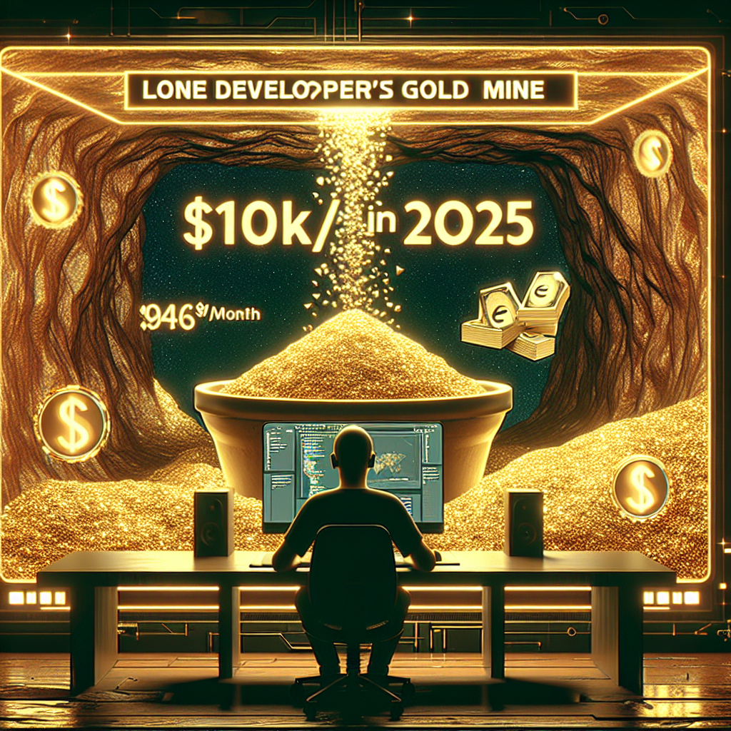 Mina de Oro del Desarrollador Solitario: $10K/mes en 2025
