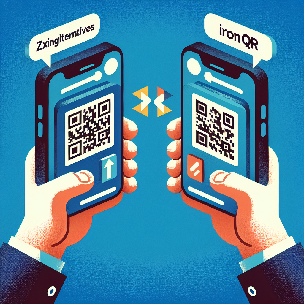 Alternativas de ZXing para generar códigos QR frente a IronQR