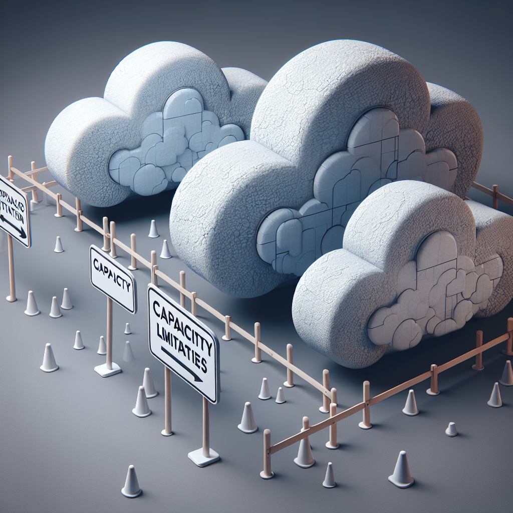 Limitaciones de capacidad están frenando el crecimiento de los principales 3 proveedores de la nube.