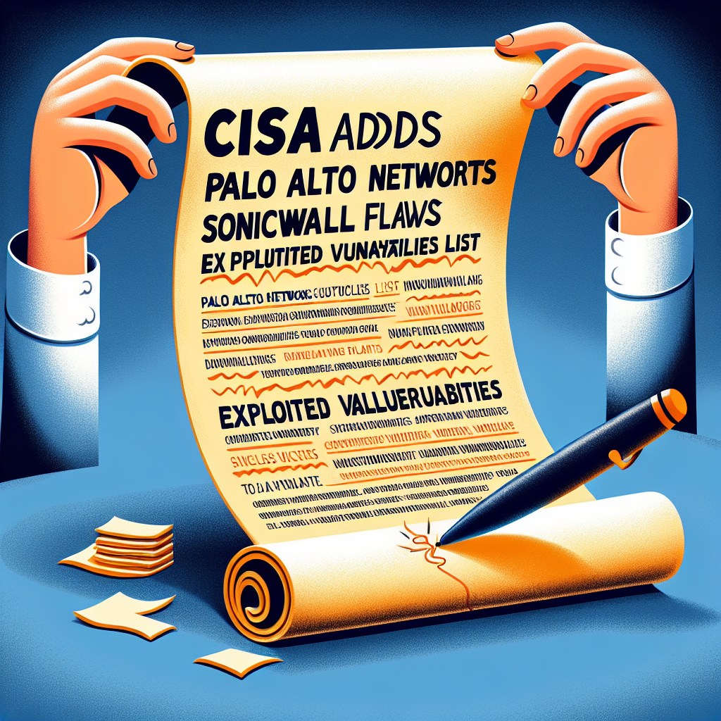  CISA añade fallos en Palo Alto Networks y SonicWall a lista de vulnerabilidades explotadas