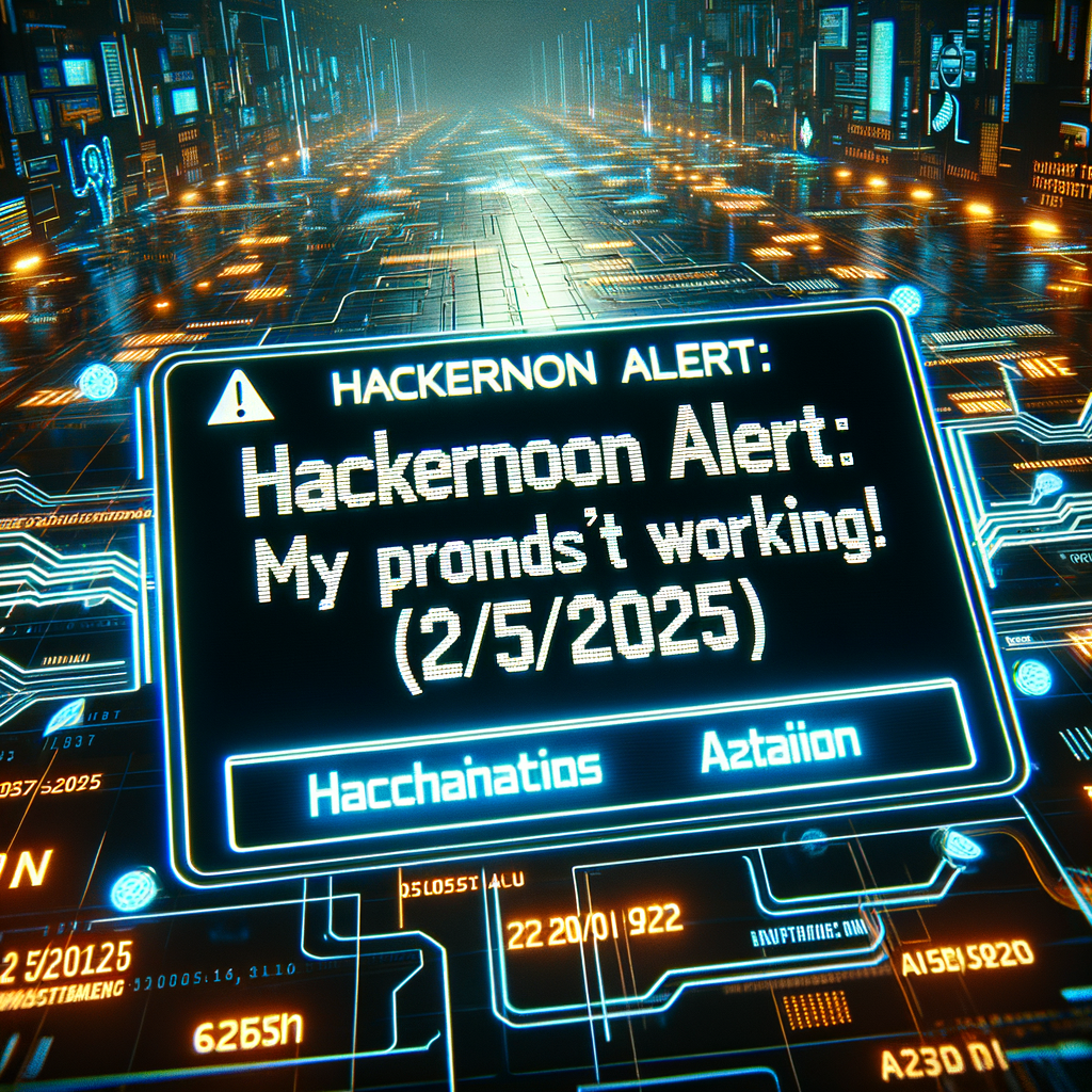 La Alerta del HackerNoon: ¡Mi Prompt no Funciona! (25/5/2025)