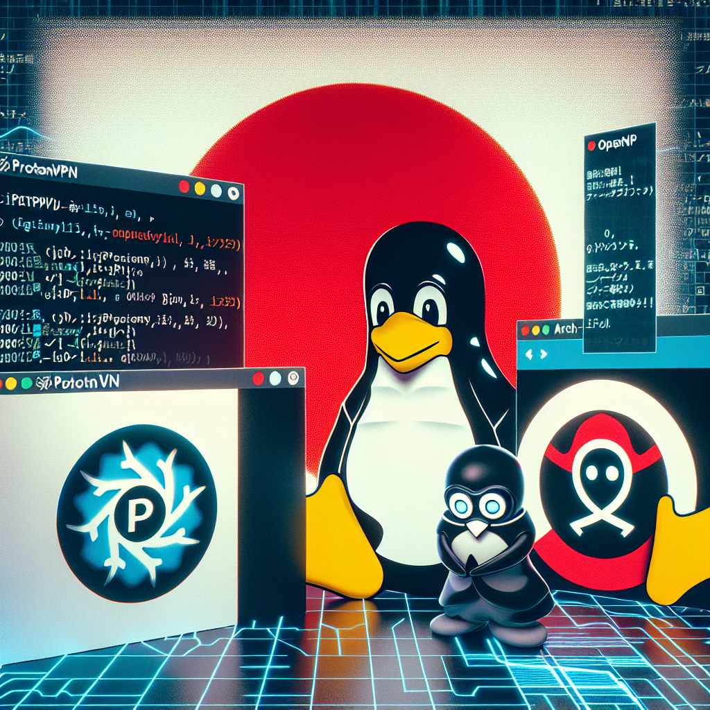 ProtonVPN con OpenVPN en Arch Linux para Japón