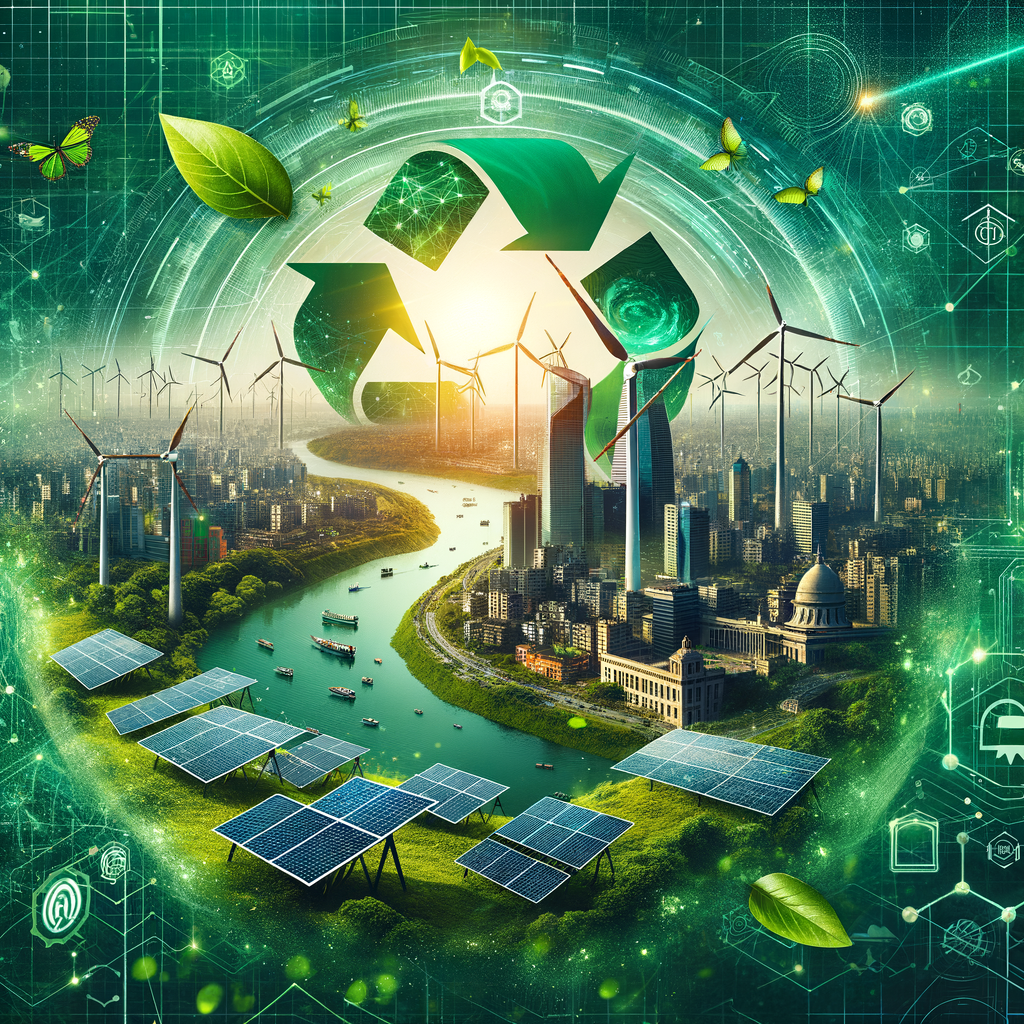 Aprovechando la energía renovable para el futuro digital de Bangladesh.