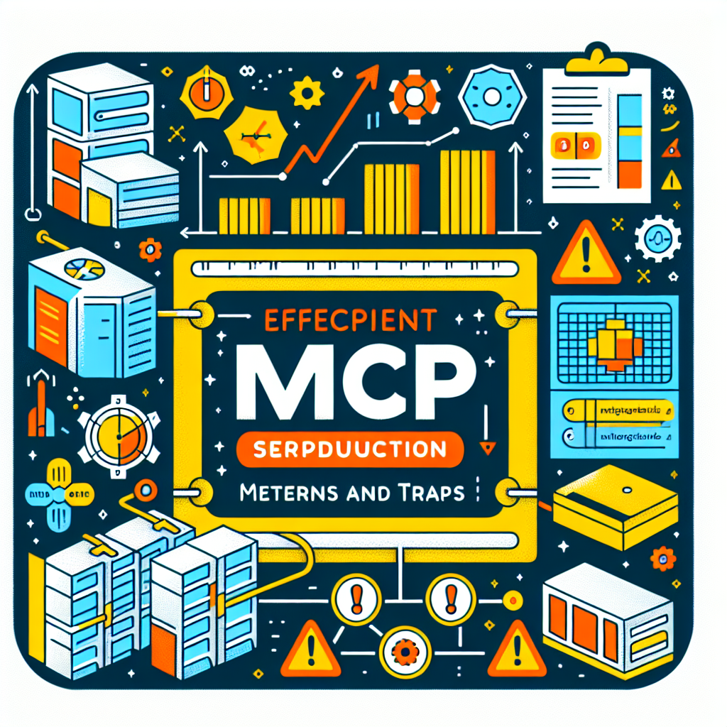 Servidores MCP eficientes en producción: métricas, patrones y trampas