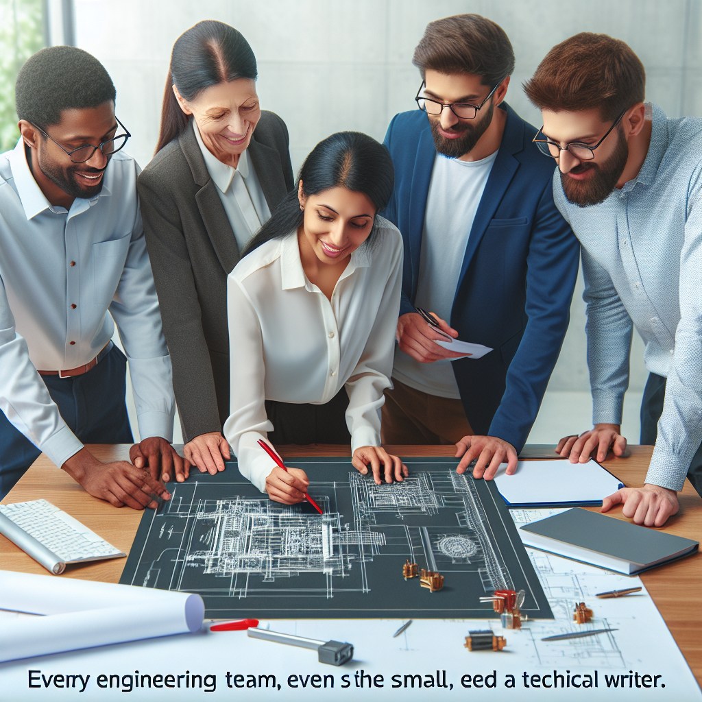 Todos los equipos de ingeniería necesitan un redactor técnico, incluso los pequeños