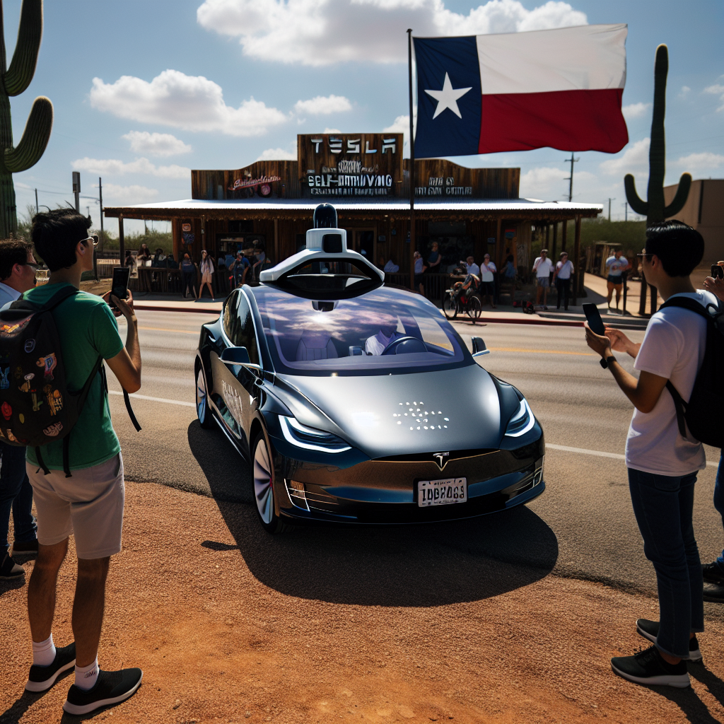 Lanzamiento discreto de Tesla robotaxi en Texas