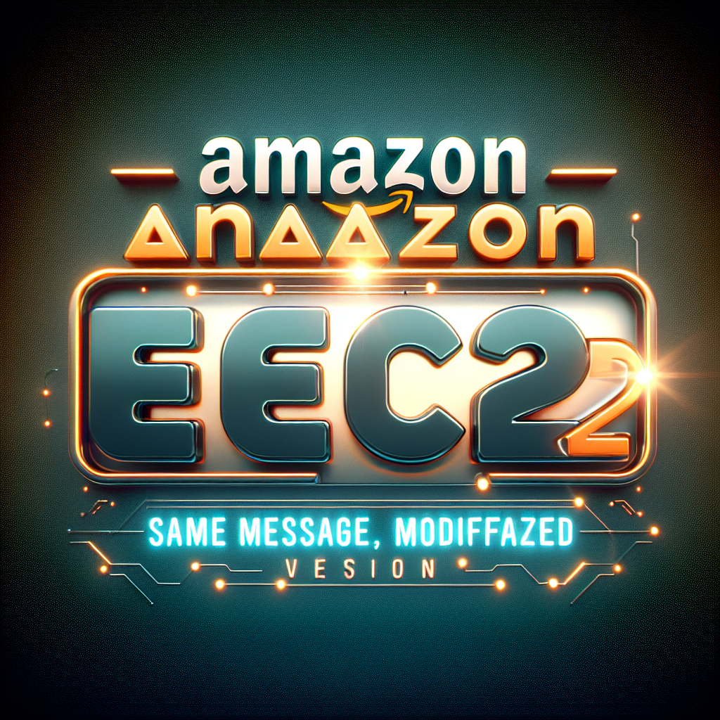 Amazon EC2: mismo mensaje, versión modificada